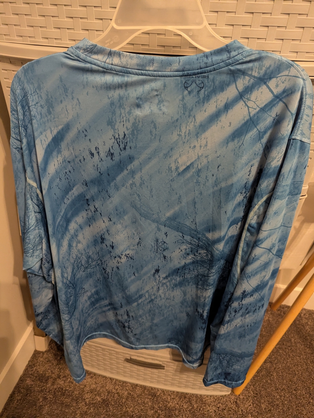 Blue Long-Sleeve Performance Top - Picture 3 of 3